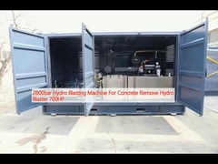 2800bar Máy phun nước cho bê tông loại bỏ hydro blaster 700HP