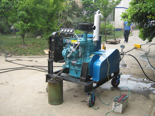 Máy phun nước 30kw 1000 Bar Máy rửa áp lực Hydroblast Động cơ Diesel