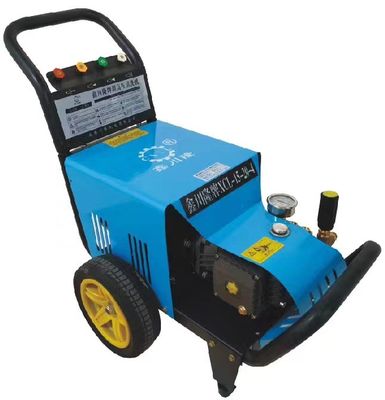 1.1KW -7.5KW Máy bơm thử thủy lực cơ giới Đường ống Thiết bị kiểm tra thủy điện Loại xe đẩy