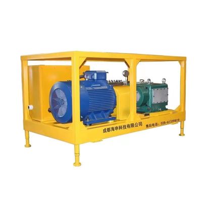 Máy rửa áp lực cao công nghiệp 90kw Máy ​​bơm rửa áp lực cao Máy giặt phản lực