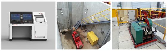 Đơn vị kiểm tra thủy tĩnh Hệ thống kiểm tra thủy lực Ghế kiểm tra áp suất cao với máy ghi biểu đồ