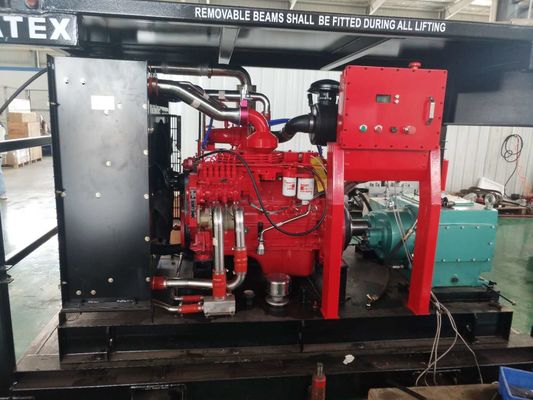 Động cơ Diesel Máy làm sạch áp suất cao ATEX Vùng 2 với Khung nâng DNV Chống cháy nổ