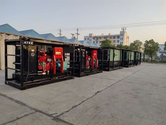Máy bơm phản lực nước áp suất cao ATEX Vùng 2 với khung nâng DNV Chống cháy nổ