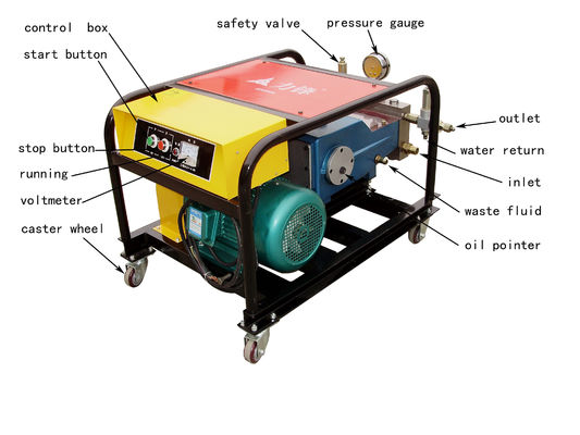 Máy thổi nước công nghiệp Hydro để loại bỏ rỉ sét tàu 10000psi