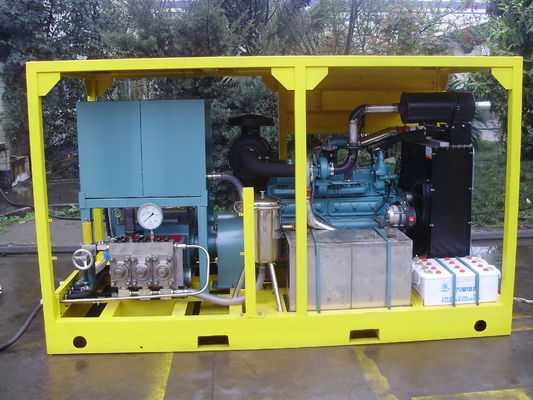 Máy rửa xe áp lực cao 600bar 75kw Máy ​​giặt làm sạch áp suất động cơ