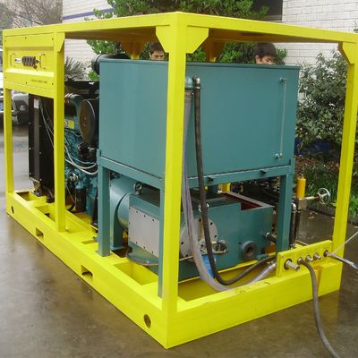 Thiết bị phun thủy lực 90kw 1500bar Máy phun nước công nghiệp