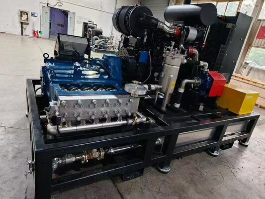 75kw Hydro Blaster Pressure Washer Rust Oxide Máy phun nước
